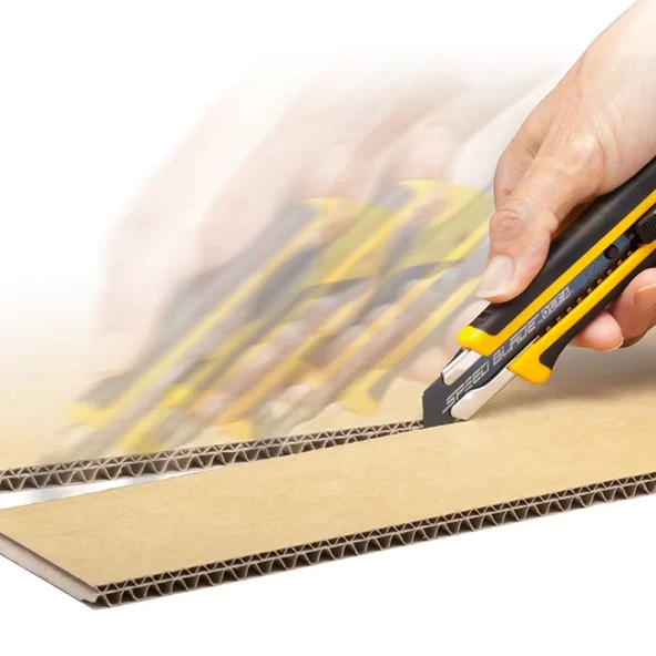 OLFA LFB-5B Florin Kaplı Geniş Maket Bıçağı Yedeği (5 li Tüp) - Resim 2