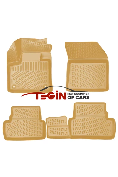 Opel Grandland Üst Bagaj 2018 Bagaj Havuzu + Bej 3D Paspas - Resim 3