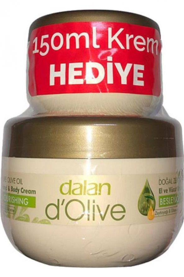 Dalan D'olive Zeytinyağlı Krem 300 ml 150 ml Hediye
