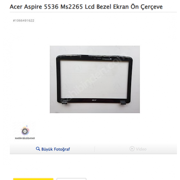 Acer Aspire 5536 Ms2265 Lcd Bezel Ekran Ön Çerçeve