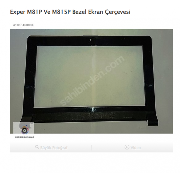 Exper M81P Ve M815P Bezel Ekran Çerçevesi