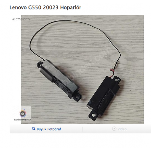 Lenovo G550 20023 Hoparlör