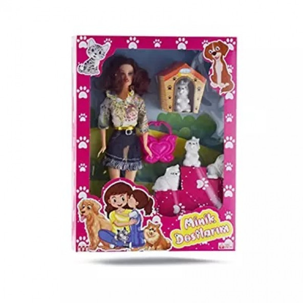 Minik Dostlarım ve Model Bebek - Barbie Tarz - 2