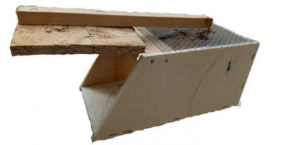 El Yapımı Fare Sıçan Sincap Cordan Kapanı Ahşap Malzame