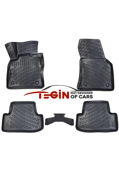 Volkswagen T-Roc Üst Bagaj 2018 Bagaj Havuzu + Siyah 3D Paspas - Resim 2