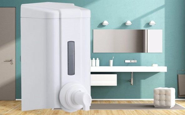 Şeker Portakalım Vialli F4 Hazneli Köpük Sabun Dispenseri Aparatı 1000 ml Beyaz - 3