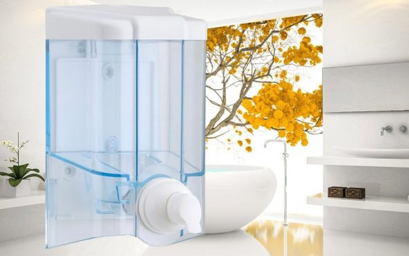Şeker Portakalım Vialli F2T Hazneli Köpük Sabun Dispenseri Aparatı 500 ml Şeffaf - 3