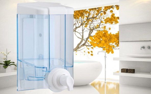 Şeker Portakalım Vialli F4T Hazneli Köpük Sabun Dispenseri Aparatı 1000 ml Şeffaf - 3