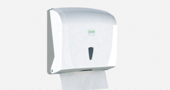 Şeker Portakalım Vialli K20 Banyo Mutfak Lavabo Pratik Z Katlı Kağıt Havlu Dispenseri 200 lü Beyaz - 2