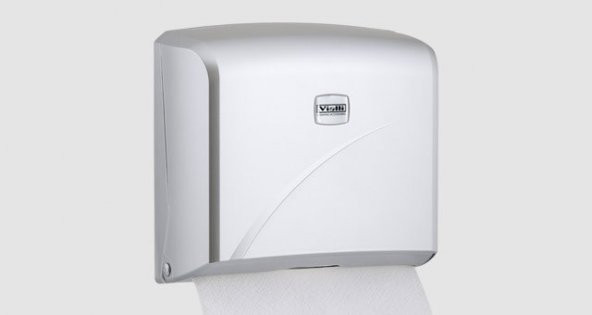 Şeker Portakalım Vialli K2M Banyo Mutfak Lavabo Pratik Z Katlı Kağıt Havlu Dispenseri 200 lü Gri - 3