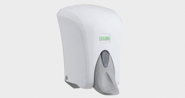 Şeker Portakalım Vialli F6M Hazneli Medikal Köpük Sabun Dispenseri Aparatı 1000 ml Beyaz - 3