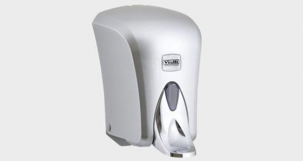Şeker Portakalım Vialli F6MC Hazneli Medikal Köpük Sabun Dispenseri Aparatı 1000 ml Gri - 4