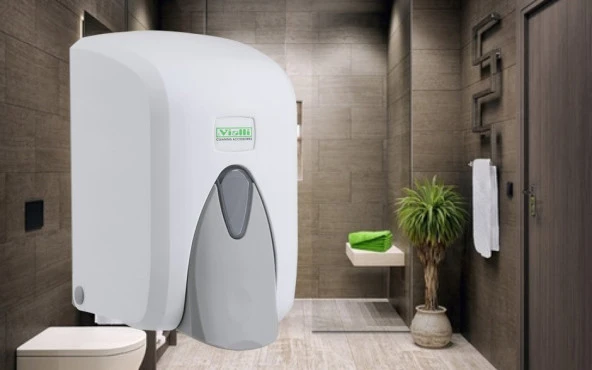Şeker Portakalım Vialli F5 Hazneli Köpük Sabun Dispenseri Aparatı 500 ml Beyaz - 3