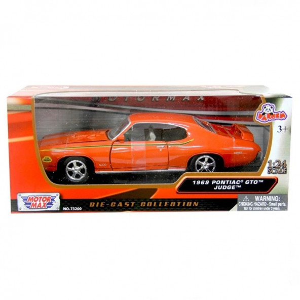 1:24 Pontiac GTO Judge 1969 Model Araba - 2