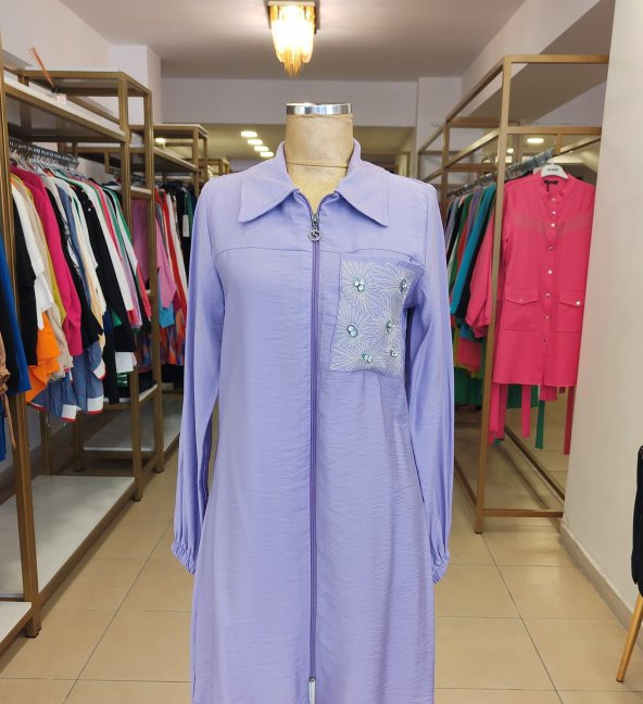 Ecem Kasab Boutique Selinada Giy Çık Kap Lila