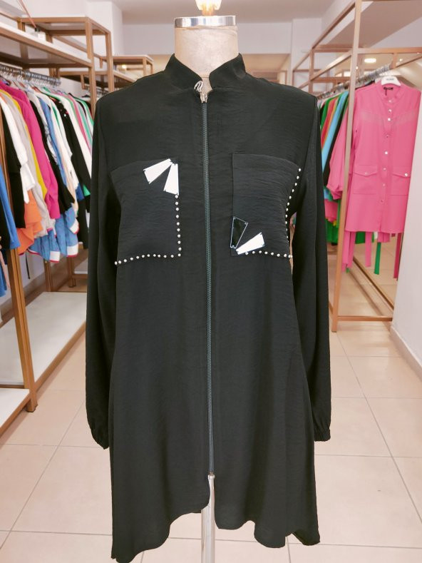 Ecem Kasab Boutique Selinada Giy Çık Kap Siyah