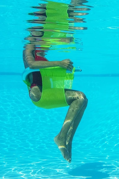 Şeker Portakalım 1 Adet Pembe Swimchair Fileli Deniz Havuz Sandalyesi Koltuğu - 4