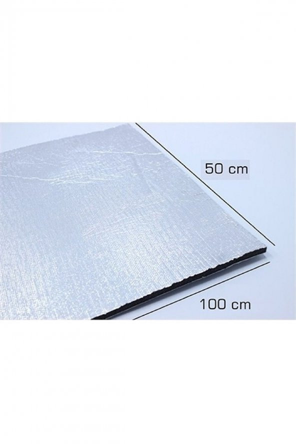 Alüminyum Folyolu 50x100Cm Kalınlık:10Mm Radyatör Petek Arkası Isı Yalıtım İzolasyon Levhası 5 Adet - 5