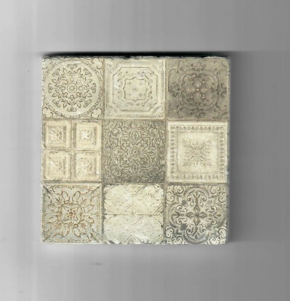 Şeker Portakalım Dekoratif Figürlü Doğal Taş Banyo Gider Kapağı Süsü Tekli 10X10 Cm