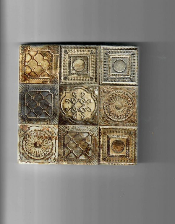 Şeker Portakalım Dekoratif Figürlü Doğal Taş Banyo Gider Kapağı Süsü Tekli 10X10 Cm
