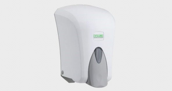 Şeker Portakalım Vialli S6 Hazneli Sıvı Sabun Deterjan Şampuan Dezenfektan Dispenseri 1000 ml Beyaz - 3
