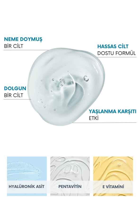 Nemlendirici ve Dolgunlaştırıcı Hyalüronik Asit Serum 30 ML (Hyalüronik Asit 2 + Pentavitin 1) - 5