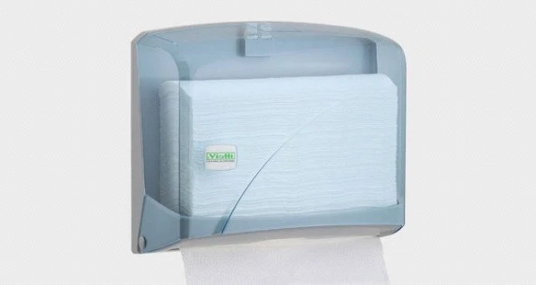 Şeker Portakalım Vialli K1T Banyo Mutfak Lavabo Pratik Z Katlı Kağıt Havlu Dispenseri 200 Lü  Şeffaf - 3