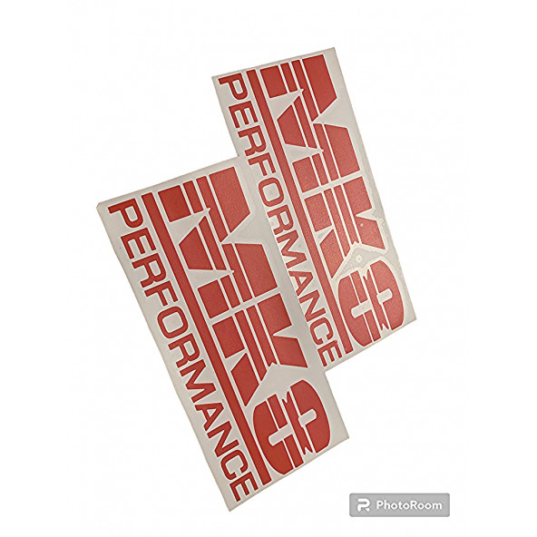 VOLKSWAGEN GOLF 8 MK8 PERFORMANCE 2 ADET STICKER (KIRMIZI) - Resim 2