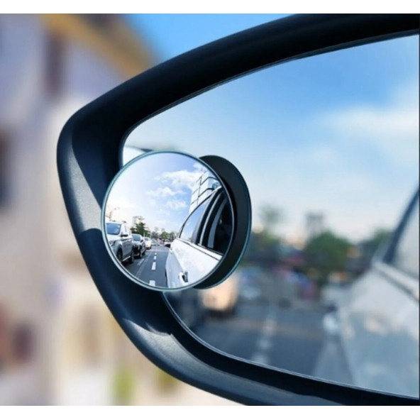 Oto Kör Nokta Aynası Çerçevesiz 360 Derece Dönen 2 Adet Krom Renk - 2