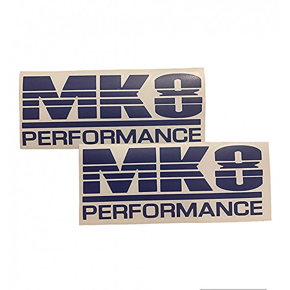 VOLKSWAGEN GOLF 8 MK8 PERFORMANCE 2 ADET STICKER (SİYAH) - Resim 2