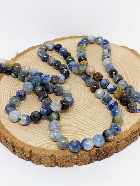 Kyanit Taşı Karışık Renkler Dizi 8mm ürün görseli