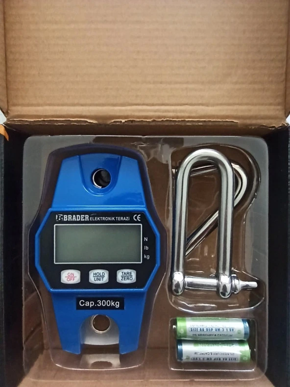 Komple Çelik Askı Kancalı Terazi Vinç Kantarı 300 kg - Resim 4