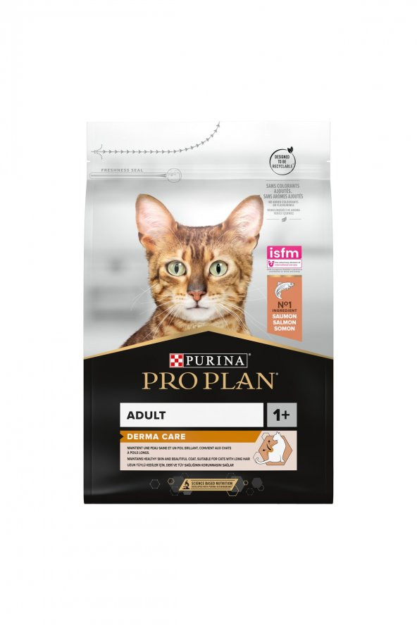 Pro Plan Elegant Derma Somonlu Yetişkin Kuru Kedi Maması 10 kg - Resim 2