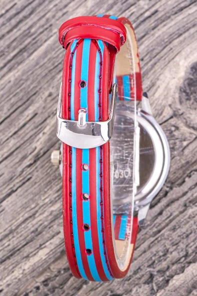 Pinkoli Bordo Mavi Karadeniz Fırtınası Taraftar Çocuk Kol Saati ST-304355 - 2