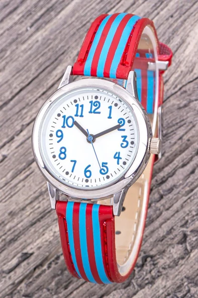 Pinkoli Bordo Mavi Karadeniz Fırtınası Taraftar Çocuk Kol Saati ST-304355 - 3