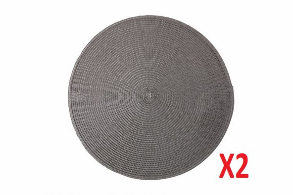 Porland Vista Gri Amerikan Servis 38cm 2li 04STY005185