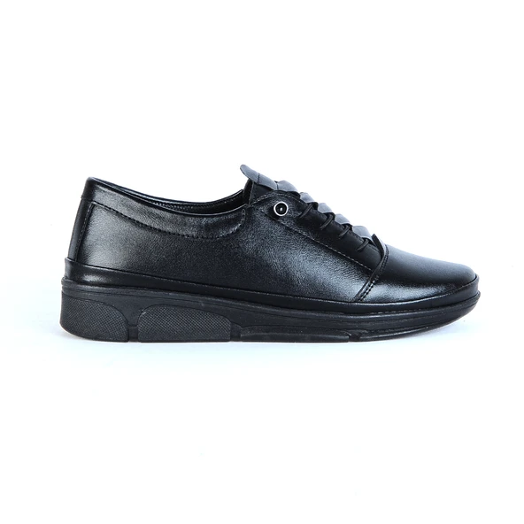 Moda Ayakkabı 574 Siyah Wanetti Kadın Babet - Resim 13