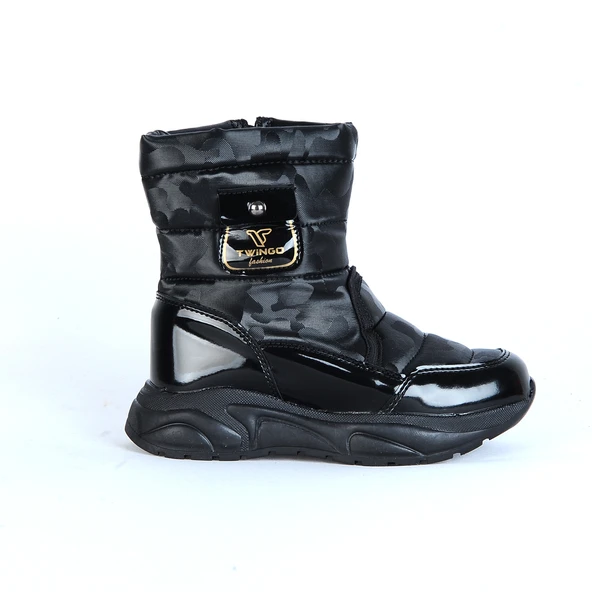 Moda Ayakkabı 9060 Siyah Kız Çocuk Bot - Resim 5