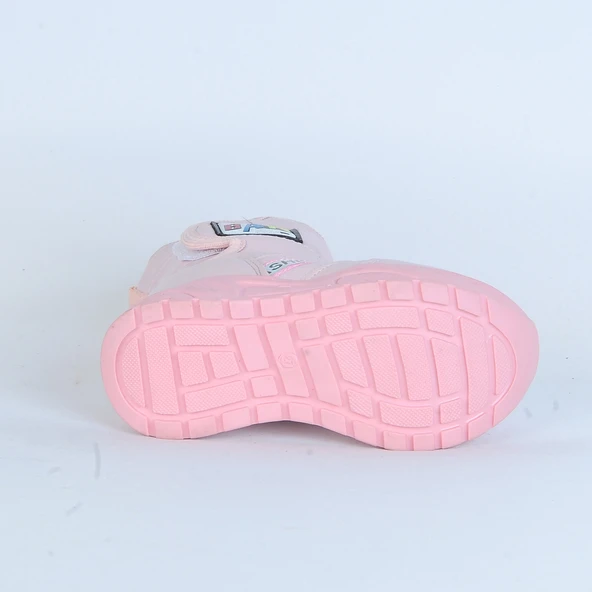 Moda Ayakkabı 9075 Pudra Kız Çocuk Bot Ayakkabı - Resim 3