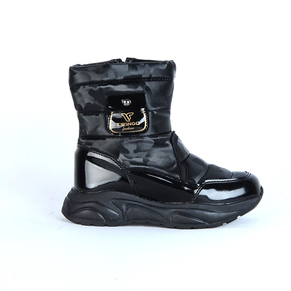 Moda Ayakkabı 9060 Siyah Kız Çocuk Bot - 19