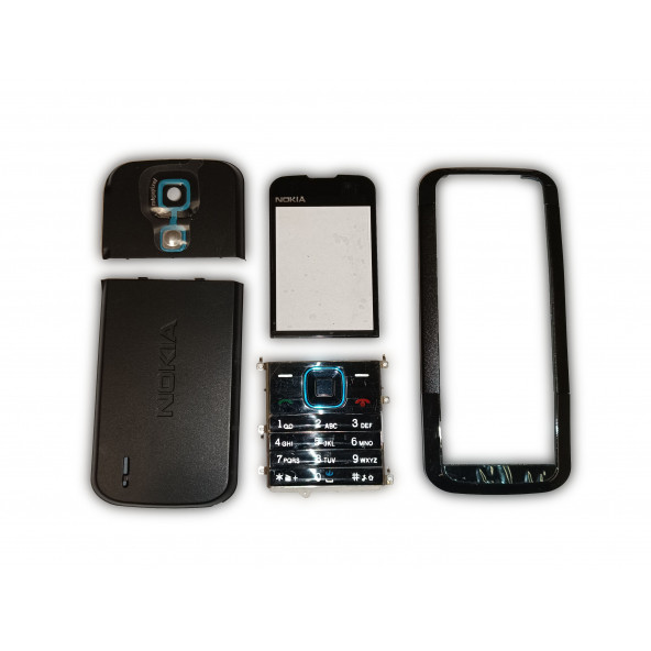 Nokia N5000 Kapak Nokia N5000 uyumlu Siyah Kapak ön Kapak Arka Kapak Tuş Takımı