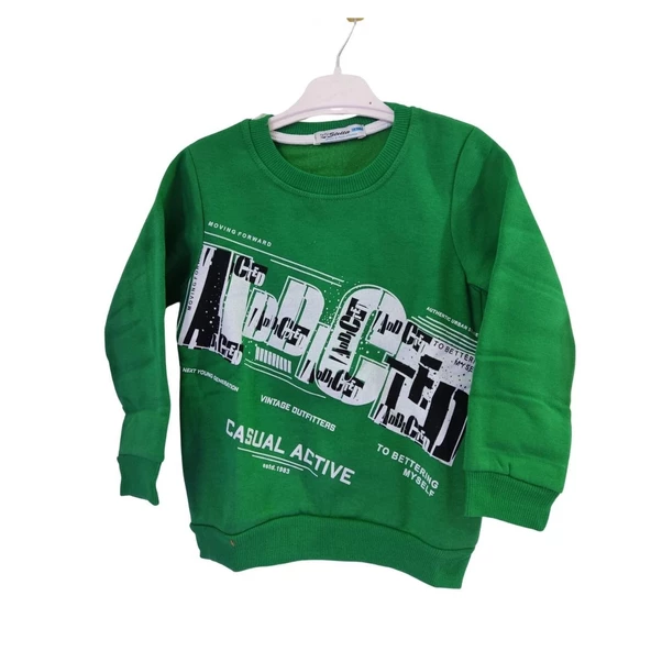 STELLA SIFIR YAKA ÜÇ İP CASUAL ACTIVE ERKEK ÇOCUK SWEAT - 3