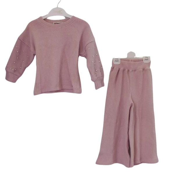 PAMPAL UZUN KOL FİTİLLİ KIZ ÇOCUK TAKIM - Resim 2