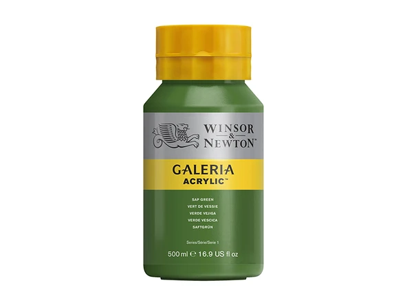 Winsor & Newton Galeria Akrilik Boya 500ml Sap Green 599 ürün görseli