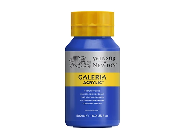 Winsor & Newton Galeria Akrilik Boya 500ml Cobalt Blue Hue 179 ürün görseli