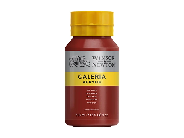 Winsor & Newton Galeria Akrilik Boya 500ml Red Ochre 564 ürün görseli