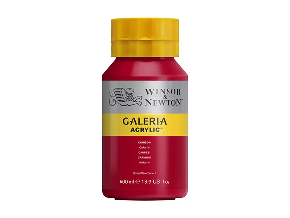Winsor & Newton Galeria Akrilik Boya 500ml Crimson 203 ürün görseli