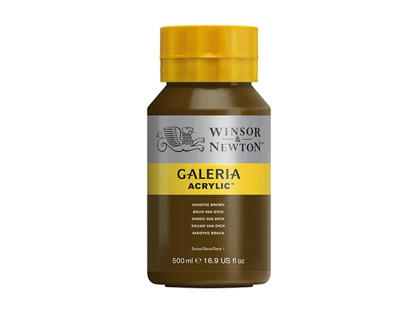 Winsor & Newton Galeria Akrilik Boya 500ml Vandyke Brown 676 ürün görseli