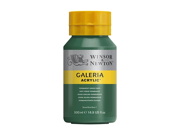 Winsor & Newton Galeria Akrilik Boya 500ml Permanent Green Deep 482 ürün görseli