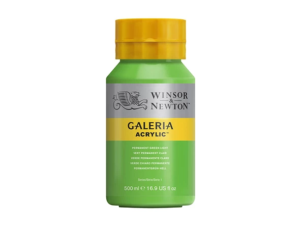 Winsor & Newton Galeria Akrilik Boya 500ml Permanent Green Light 483